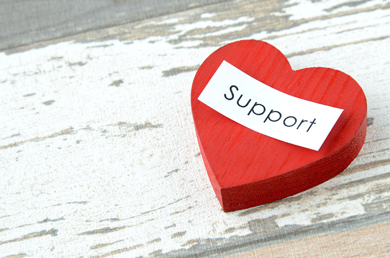 サポート開始